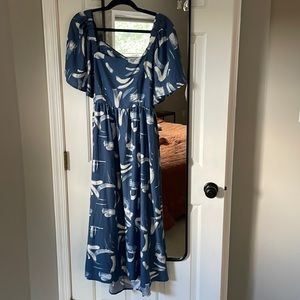 A New Day abstract print maxi dress